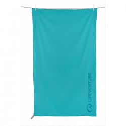 Lifeventure Recycled Softfibre Trek Towel, Teal, Gia - Håndklæde