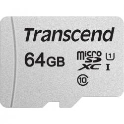 Transcend Silver 300S microSD no adp R95/W45 64GB - Hukommelseskort