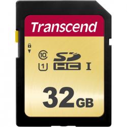 Transcend Gold 500S SD UHS-I U3, MLC (V30) R95/W60 32GB - Hukommelseskort