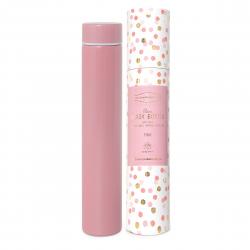 Designworks Ink Slim Flask Confetti Pink - Termoflaske