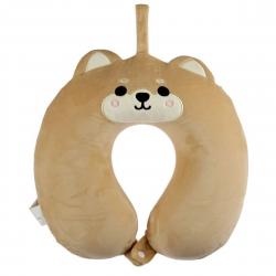 Relaxeazzz Shiba Inu Dog Plush Memory Foam Travel Pillow - Nakkepude