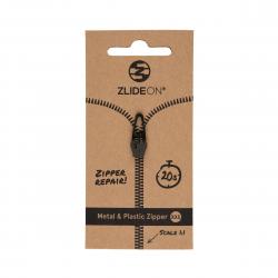 Zlideon Normal Plastic & Metal Zipper Xxs - Black - Str. XXS - Reservedele