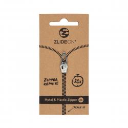 Zlideon Normal Plastic & Metal Zipper Xs - Silver - Str. XS - Lynlås