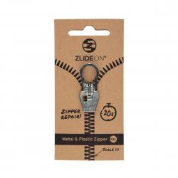 Zlideon Normal Plastic & Metal Zipper Xxl - Silver - Str. XXL - Lynlås