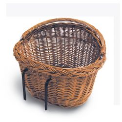 Basil Basket Detroit Natural Removable With Hooks - Cykelkurv