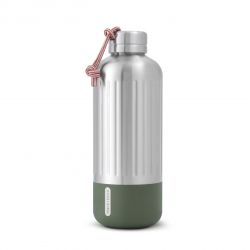 Black + Blum Explorer Insulated Bottle Large 850 Ml - Silver/Olive - Str. 850ml - Vandfilter