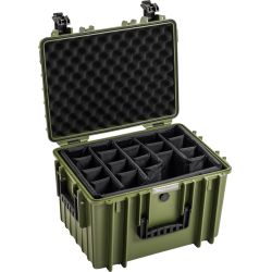 B&W Outdoor Cases BW Outdoor Cases Type 5500 / Bronze green (divider system) - Kuffert