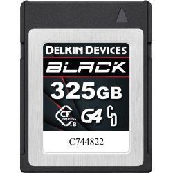 Delkin CFexpress BLACK R1800/W1450 (G4) 325GB - Hukommelseskort