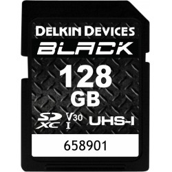 Delkin SD BLACK Rugged UHS-II (V30) R90/W90 128GB - Hukommelseskort