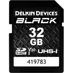 Delkin SD BLACK Rugged UHS-II (V30) R90/W90 32GB - Hukommelseskort
