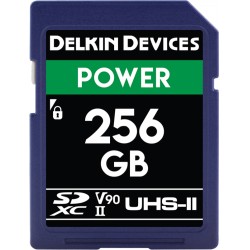 Delkin SD Power 2000X UHS-II U3 (V90) R300/W250 256GB - Hukommelseskort