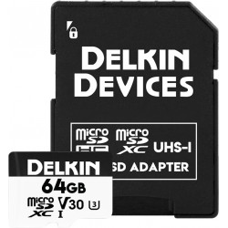 Delkin Trail Cam Hyperspeed microSDHC (V30) R100/W75 64GB - Hukommelseskort