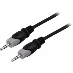 Deltaco Audio Cable, 3.5mm Ma, Ma, 2m - Ledning