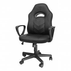 Deltaco-g Dc110 Junior Chair, 100mm Gaslift Pu-leather Black - Stol