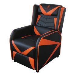 Deltaco-g Gaming Sofa With Recliner Pu-leather, Black/orange - Stol