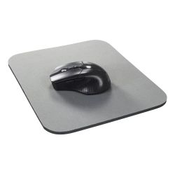 Deltaco Mouse Pad, Fabric Covered Rubber, 6mm Grey - Musemåtte