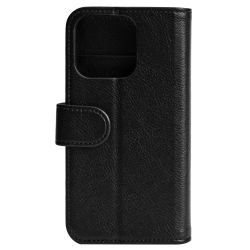 Essentials Iphone 13 Pro Pu Wallet, 3 Cards, Black - Mobilcover