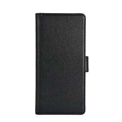 Essentials Motorola Moto G71 Pu Wallet, 3 Cards, Black - Mobilcover