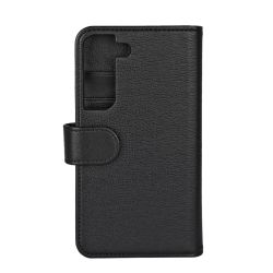 Essentials Samsung Galaxy S22 Pu Wallet,detach, 3 Card, Black - Mobilcover