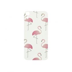 Itskins Avana Cover Til Iphone XrÂ®. Gennemsigtigt Med Lyserøde Flamingoer - Mobilcover