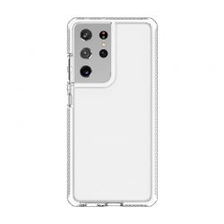 Itskins Supreme Clear Cover Til Samsung Galaxy S21 Ultra 4g / 5gÂ®. Hvid Og Gennemsigtig - Mobilcover