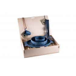 Kupilka Premium, Blue in wooden box - Køkkenredskaber