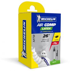 Michelin Slange Aircomp Latex C4 47/57-559 Presta 40mm - Cykelslange