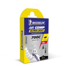 Michelin Slange Aircomp Ultralight A1 18/25 X 622 Presta 80mm - Cykelslange