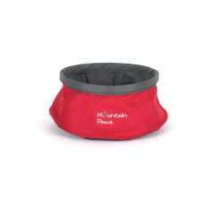 Mountain Paws Collapsible Dog Water Bowl, Red - Hundeudstyr
