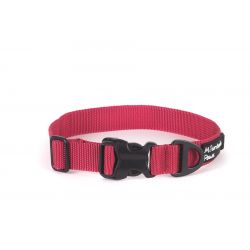 Mountain Paws Extra Tough Dog Collar, Medium, Red - Hundeudstyr