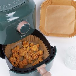 Nqkitchen 50-pack Square Air Fryer Blotting Paper (l) - Køkkenredskaber