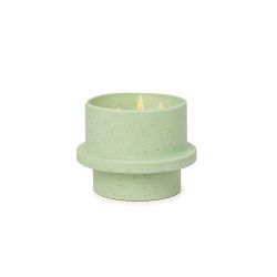 Paddywax Folia Ceramic Candle Pot Green - Lysestage