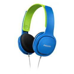 Philips Børnehovedtelefoner. Blå/grøn - Høretelefon