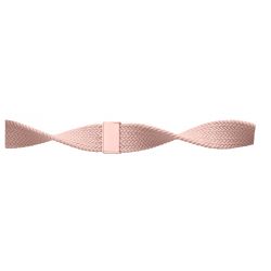 Puro Loop Elasticized Nylon Wristband, Universal, Pink - Urrem