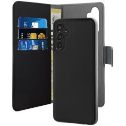 Puro Samsung Galaxy A34 Wallet, Detachable, Black - Mobilcover