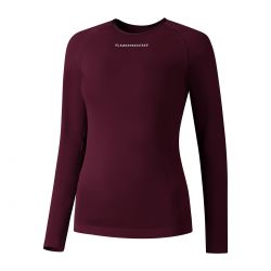 Shimano Vertex Damer LS Undertrøje - Bordeaux
