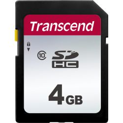 Transcend Silver 300S SD UHS-I U3 Class10 4GB - Hukommelseskort