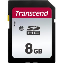 Transcend Silver 300S SD UHS-I U3 Class10 8GB - Hukommelseskort