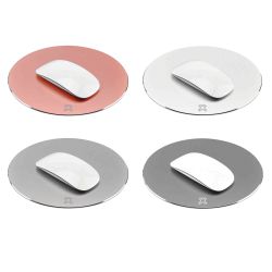 Xtrememac Round Aluminum Mouse Pads - Rose Gold - Musemåtte