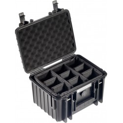 Billede af B&W Outdoor Cases BW Outdoor Cases Type 2000 BLK RPD (divider system) - Kuffert