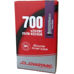 Chaoyang Slange 700x23/28c Presta 80mm - Cykelslange