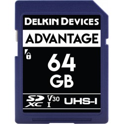 Delkin SD Advantage 660X UHS-I U3 (V30) R90/W90 64GB - Hukommelseskort