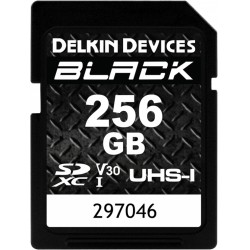 Delkin SD BLACK Rugged UHS-II (V30) R90/W90 256GB - Hukommelseskort