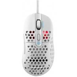 Deltaco-g Whiteline Wm85 Lightweight Gaming Mouse, White - Computermus