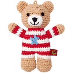 4: Die Spiegelburg Crochet Rattle Teddy Baby Charms - Bamse
