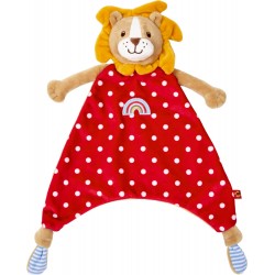 9: Die Spiegelburg Cuddle Comforter Little Lion, Red Baby Charms - Bamse