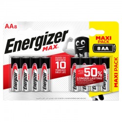 Energizer Max AA 8 Pack - Batteri