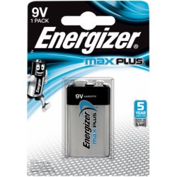 Energizer Max Plus 9V DP20 - Batteri