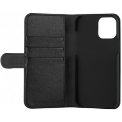 Essentials Iphone 12 Pro Max, Pu Wallet, 3 Cards, Black - Mobilcover