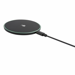 Essentials Qi Wireless Charger 10w, Usb-c Cable 1m, Led Ring - Oplader
